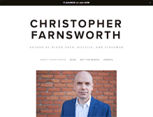 Tablet Screenshot of chrisfarnsworth.com